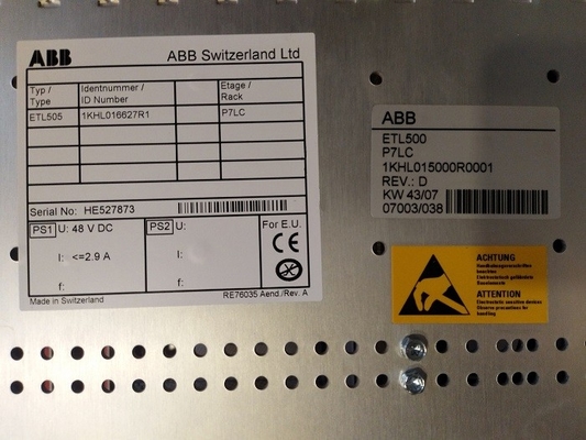 P7LC ABB System sterowania Podwozie Części zamienne PLC 1KHL015000R0001