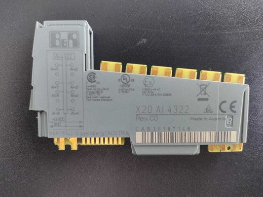 X20AI4322 B&amp;R X20 SYSTEM PLC I/O Moduł 4 wejścia analogowe 0 do 20 MA / 4 do 20 MA