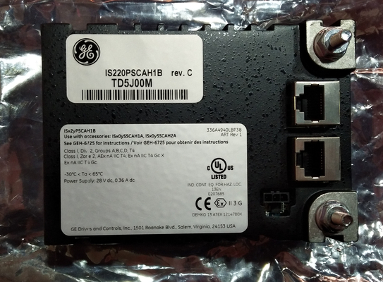 GE IS220PSCAH1A GENERAL ELECTRIC IS200 Zestaw modułów I/O do zastosowań automatyki przemysłowej w magazynie
