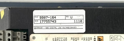 Woodward 9907-164 Cyfrowy sterownik turbiny +24 Vdc na platformie 1 A 505