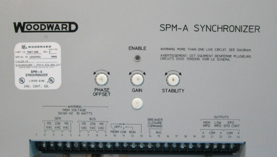 Woodward 9907-028 SPM-A STD NON-VOLTAGE MATCH (EMC) Zgromadzenie 50/60Hz