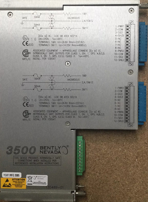 Bently Nevada 3500/42M-04-00 135489-01 Moduł I/O z barierą wewnętrzną