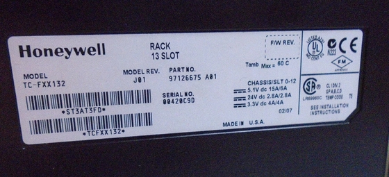 TC-FXX132 Honeywell Experion 13 Sztuka podwozia do modułu PLC na stokach