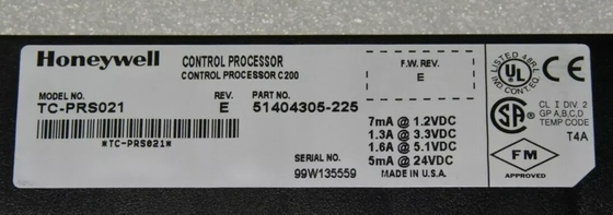 TC-PRS021 Moduł procesora sterowania Honeywell Moduł C200 Moduł DCS Części Moduł PLC