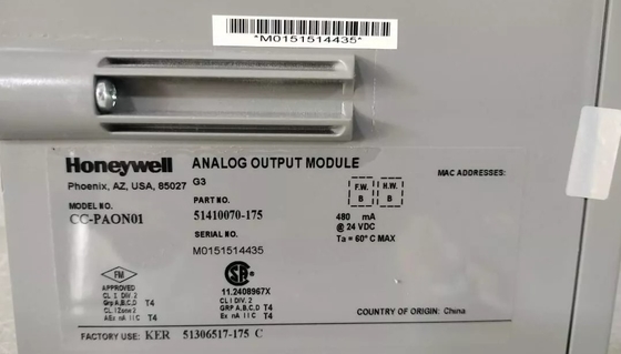 CC-PAON01 Analogiczny moduł wyjściowy Honeywell dla modułu sterowania C300