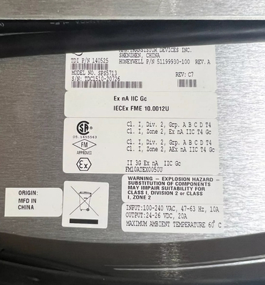 51199930-100 Honeywell System sterowania PLC na głównym stojaku