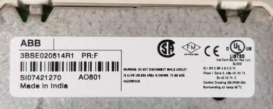 ABB AO801 3BSE020514R1 Analogiczny moduł wyjścia 8 kanałów