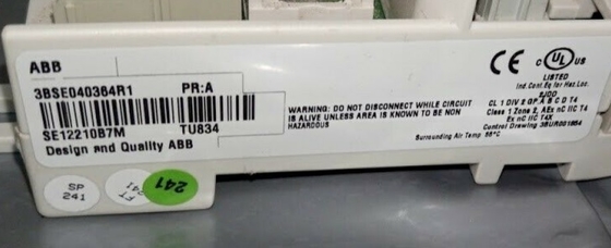 ABB TU834 3BSE040364R1 Rozszerzony moduł I/O Termination Unit PLC Module
