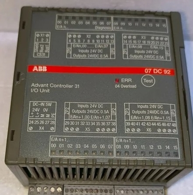 ABB 07DC92 GJR5252200R0101 Moduły cyfrowego wprowadzania/wyjścia PLC automatyki rozproszonej