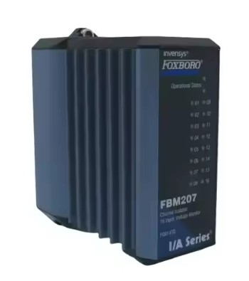 Foxboro FBM207 Monitor napięcia / Moduły wejściowe czujnika kontaktu obsługują 16 dyskretnych sygnałów wejściowych