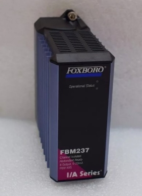 Foxboro FBM237 P0914XS Osiem kanałów wyjściowych analogowych 0-20 mA Sygnały są elektrycznie kompatybilne z urządzeniami HART Field