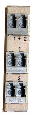 Foxboro P0926AH FIBER SPLITTER COMBINER Passive Fiber Optic Distribution Unit Każda z nich skierowana do dwóch koncentratorów