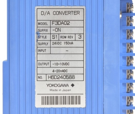 F3DA02-0NS1 YOKOGAWA cyfrowy moduł wyjścia analogowego D/A konwerter PLC