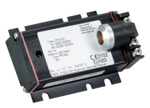 CON021/913-040 EPRO PR6423 4,0 mm Przekładnik sygnału prądu drgającego z rozszerzonym zasięgiem