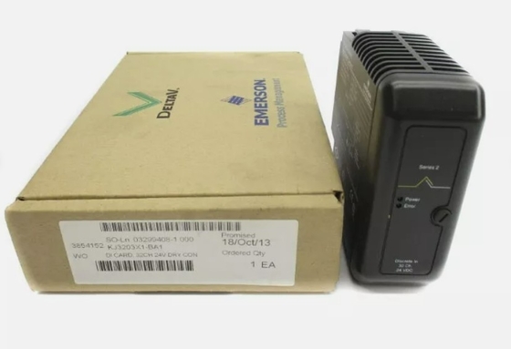KJ3203X1-BA1 Emerson DI 32-kanałowa 24 VDC sucha karta kontaktowa