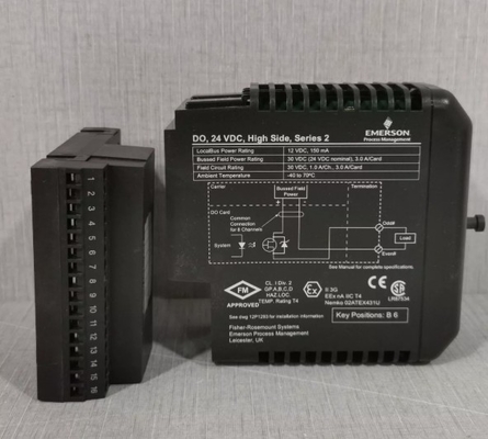 KJ3201x1-EA1 Emerson Red Discrete Terminal Block