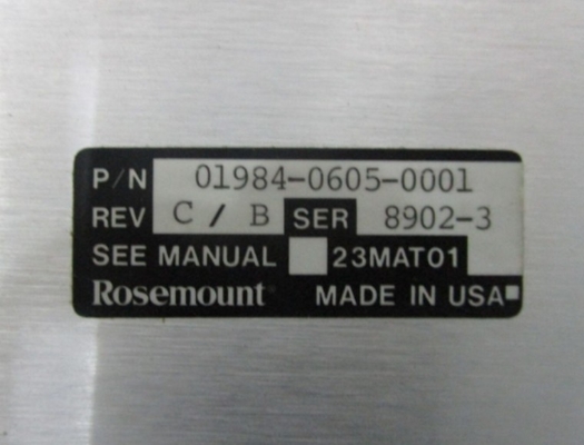 01984-0605-0001 EMERSON MUX WYSOK ODZIAŁOWANIA PRZEDPŁATY WYSOKOWEJ WYSOKOWEJ