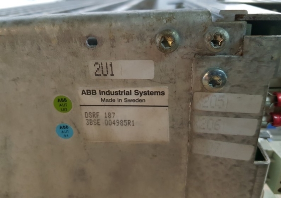 DSRF187 3BSE004985R1 ABB Advant OCS S100 Input Output Cardfile