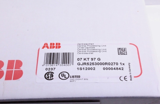 07KT97 GJR5253000R0270 ABB Systemy PLC Centralnej Jednostki Przetwarzania