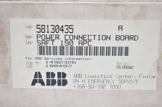 SAFT 190 APC 58130435 ABB Płyty podłączające