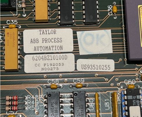 6204BZ10100D Płyta CPU ABB