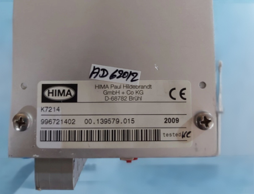 K7214 PANEL KONTROLOWANY HIMA