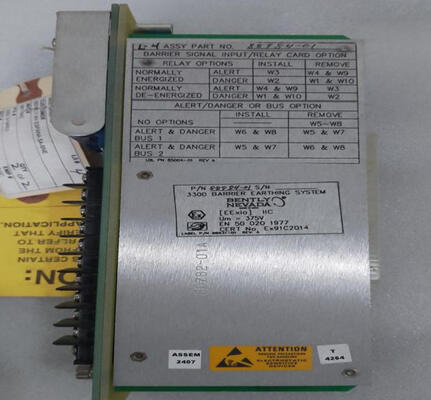 Bently Nevada 88984-01 Karta przekaźnikowa wejścia sygnału barier wewnętrznych