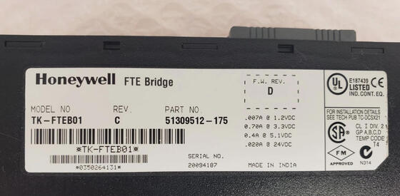 Honeywell TK-FTEB01 24Vdc 110mA Ethernet PLC Module for Industrial Automation