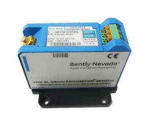 Bently Nevada 330180-50-00 3300 XL Proximitor Sensor for Eddy Current Sensor System z instalacją DIN Rail