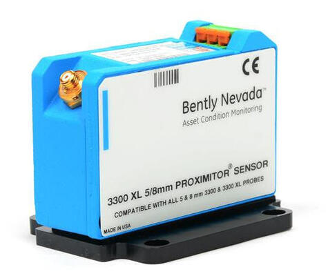 Bently Nevada 330180-50-00 3300 XL Proximitor Sensor for Eddy Current Sensor System z instalacją DIN Rail