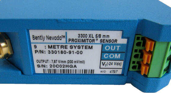 Bently Nevada 330180-91-00 3300 XL Proximitor Sensor do pomiaru bez kontaktu w systemie czujników prądu drgającego