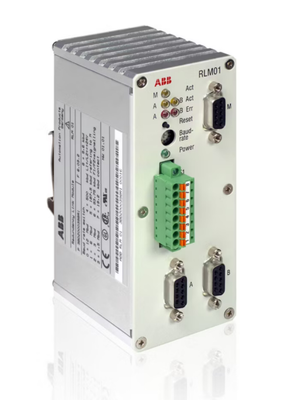 ABB RLM01 PROFIBUS Redundancy Link Module z redundantnym powtarzaczem sygnału PROFIBUS DP i automatycznym przełączaniem linii