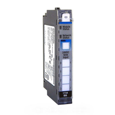 1734-IB8 Moduł Allen Bradley 24 V DC 8-kanałowe moduły zlewozmywaków 1734 Io