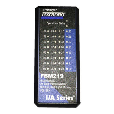 Fbm219 Fbm 219 Foxboro Parts DCS kanał izolowany 32 monitor napięcia wejściowego P0914TR