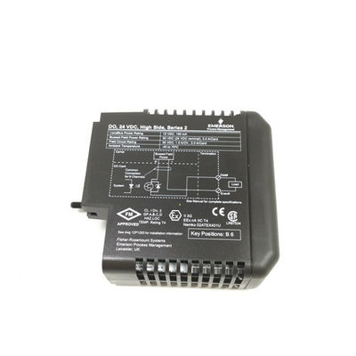 KJ3202X1-BA1 Moduł wyjściowy Emerson EPRO DeltaV High Side 24 V z bezpiecznikami Zacisk we/wy Blk 12P2536X062