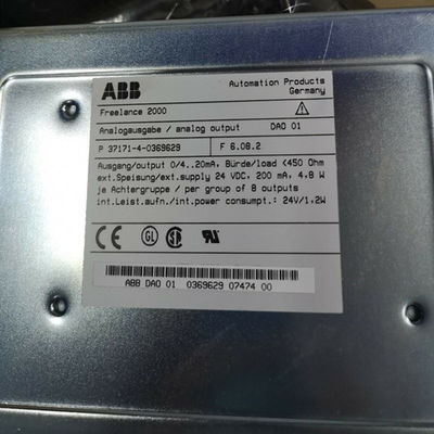 DAI01 ABB Części zamienne PLC Wejście analogowe V3 Moduły I / O oparte na szafie Y0369628M