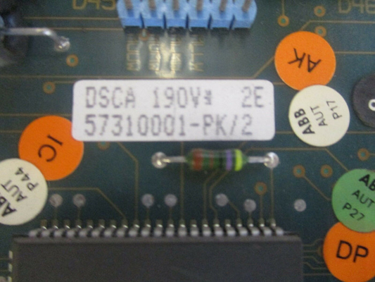 DSCA190V Moduł procesora komunikacyjnego ABB Części zamienne PLC 57310001-PK