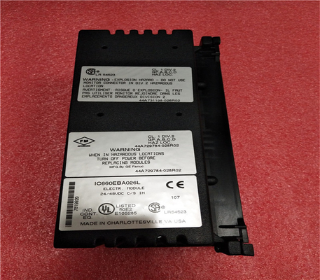 IC660BBA023 Blok wejściowy termopary GE Fanuc Napięcie zasilania 18 - 56VDC General Electric