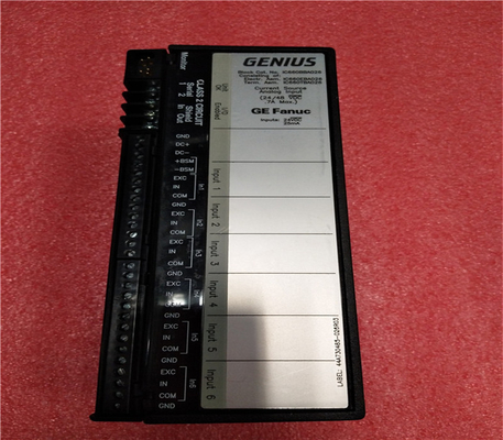 IC660BBA026 GE Fanuc GE Genius Źródło prądu Blok wejść analogowych 24 48VDC General Electric