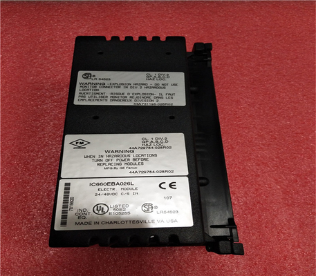 IC660BBA026 GE Fanuc GE Genius Źródło prądu Blok wejść analogowych 24 48VDC General Electric