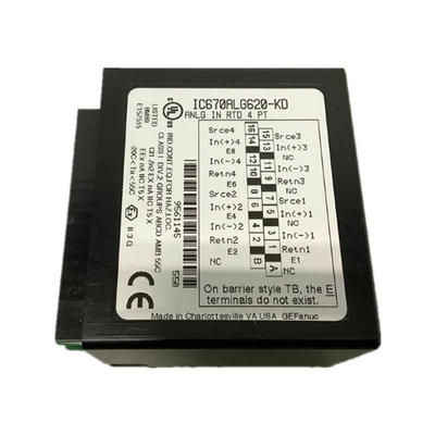 IC670ALG620 GE Fanuc GE Field Control 4-kanałowe wejście analogowe RTD Izolowane 3-przewodowe General Electric