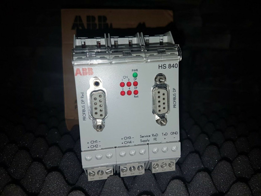 HS840 ABB PROFIBUS urządzenie łączące 4-kanałowa stacja czołowa z nadmiarowymi częściami zamiennymi PLC 3BDH000307R0101