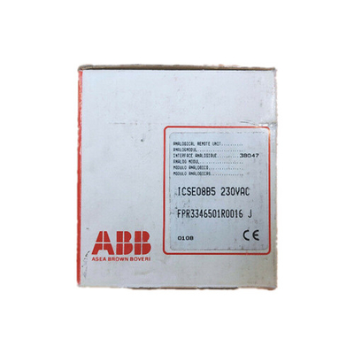 ICSE08B5 ABB Procontic CS31 ICSE08B5 Analogowa jednostka zdalna 24 VDC 5W Części zamienne PLC FPR3346501R0016