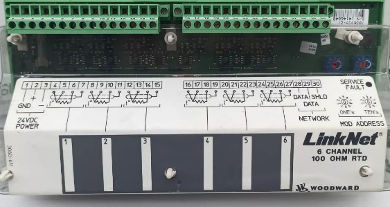 Woodward 9905-970 6-kanałowy moduł wejściowy 24 Vdc od -40°C do +85°C