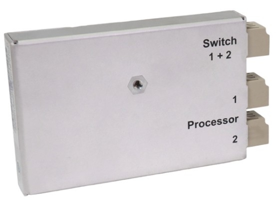 Foxboro P0926AH FIBER SPLITTER COMBINER Passive Fiber Optic Distribution Unit Każda z nich skierowana do dwóch koncentratorów
