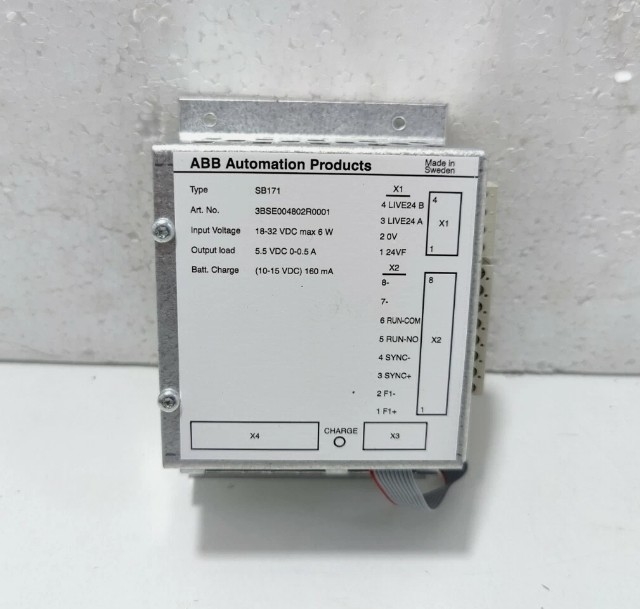 SB171 3BSE004802R1 Zasilanie zapasowe ABB 12V 4 Ah dla systemów sterowania przemysłowego