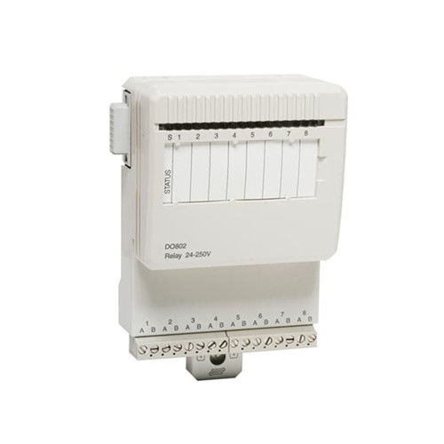 DO802 ABB Cyfrowy przekaźnik wyjściowy 8ch 24-230V DC AC Części zamienne PLC 3BSE022364R1